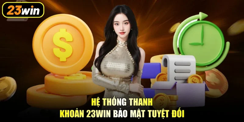 Hệ thống thanh khoản 23WIN bảo mật tuyệt đối