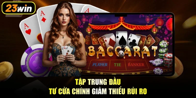 Tập trung đầu tư cửa chính giảm thiểu rủi ro